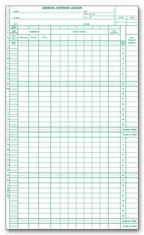 132031N Payroll General Expense Ledger 11 x 6 1/2"