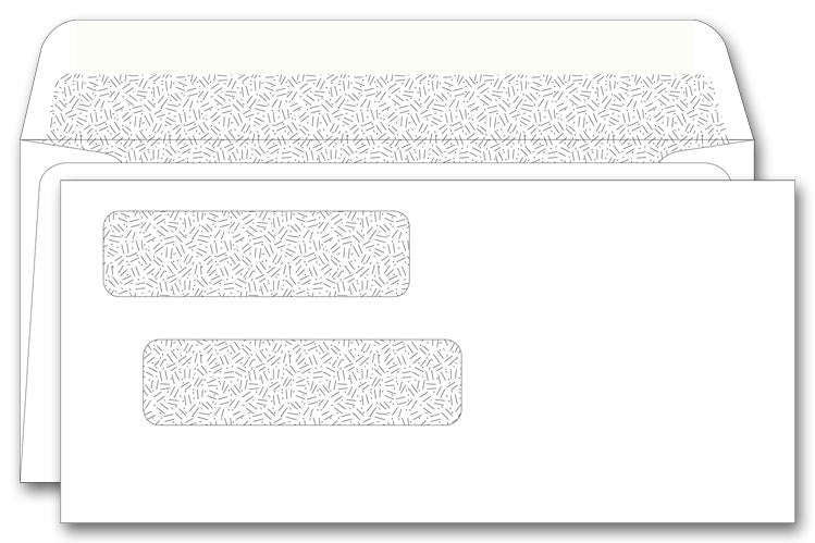 132041N Double Window Envelope 3...