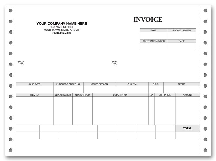 13251 7" Retail Invoice 8...