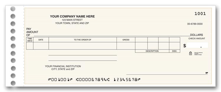 133011N Compact Check 7 3/4...