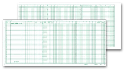 133021N Payroll Expense Journal 24 1/4 x 11"