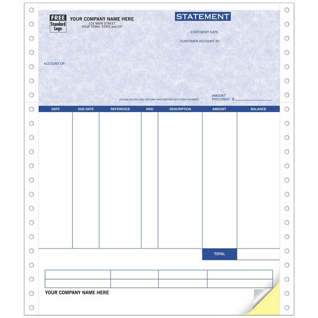 13346G Continuous Statement Parchment 8...