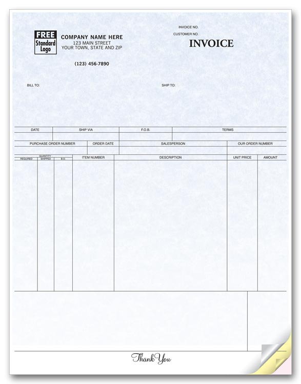 13429G Invoices Laser Parchment 8...