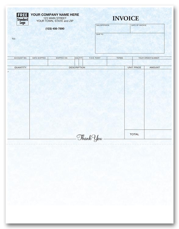 13442G Laser Invoice Parchment 8...