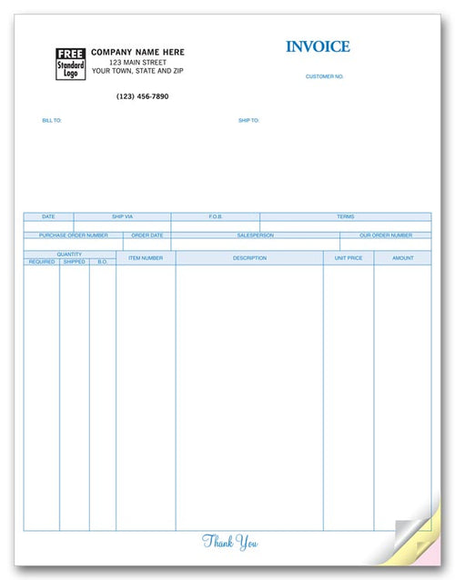 13480 Product Invoices Laser Classic 8 1/2 x 11"