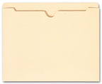 1349 Top Tab Manila Pocket 14 pt No Expansion 9 1/2 x 11 3/4"