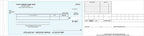 136011N Payroll General Expense Check 7 1/8 x 3 3/10"