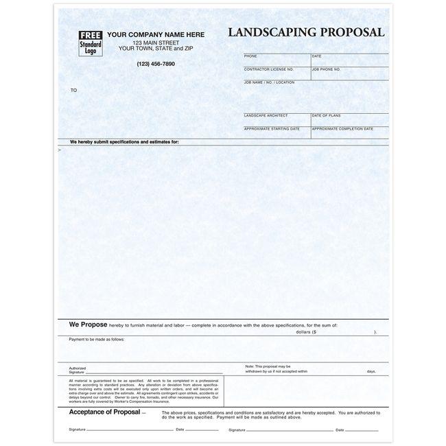 13635G Laser Landscaping Proposal Parchment...