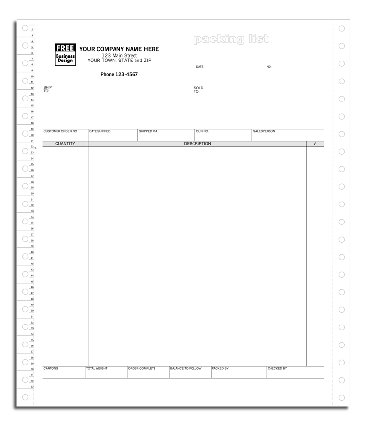 13638 Continuous Packing List 8...