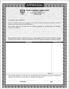 Layout A - Standard Wording
