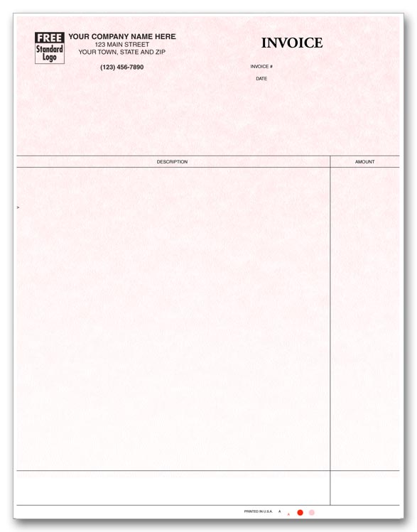 13665G Laser Professional Invoice Parchment...