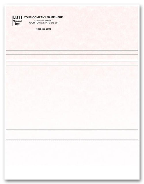 13671G Laser Multi Purpose Form Parchment 8 1/2 x 11"