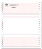 13702G Continuous Multipart Form Parchment 8 1/2 x 11"