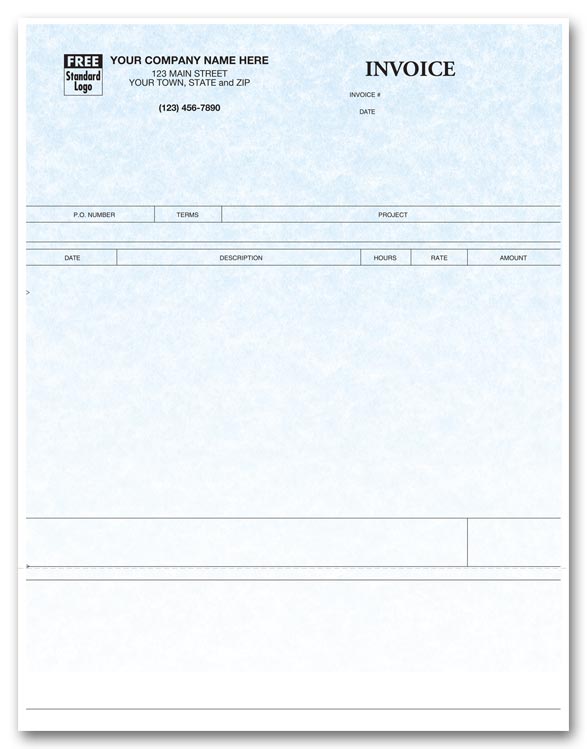 13716G Laser Service invoice Parchment...