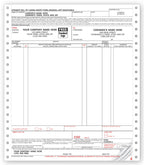 13861 Continuous Bill Of Lading Form 9 1/2 x 11" (8 1/2 x 11" detached)