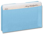 1424BLU Expansion Card File Pocket Blue 5 1/8 x 8 1/8"