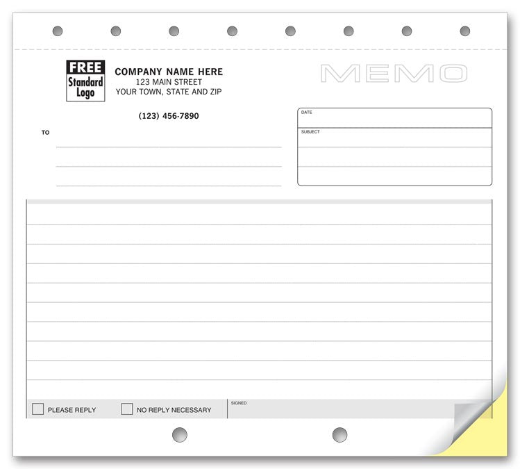 149 Jetset Small Carbonless Memos...