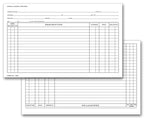 1490 Single Animal Exam Records Horizontal 5 x 8"