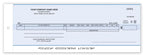 150CC Payroll/General Disbursement Center Check-Carbon 3 1/4 x 9 1/8"