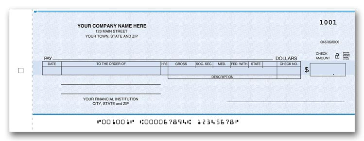 150NC-C Payroll Cash Disbursement Center...