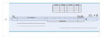 150NC-D Payroll Cash Disbursement Center Check 3 1/4 x 9 1/8"