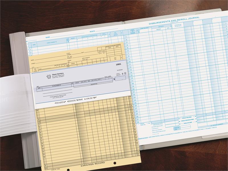 150S Combo Payroll & Disbursement System 3 1/4 x 9 1/8"