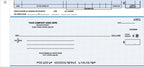 150NC-B Payroll Cash Disbursement Center Check 3 1/4 x 9 1/8"