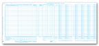 152NJ Payroll Sales Cash Receipts Journal 24 1/2 x 11"