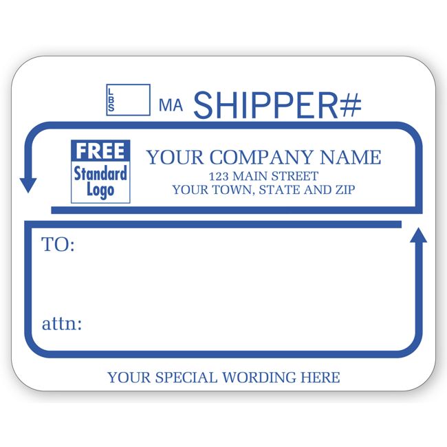 1546B Jumbo Shipping Labels with...