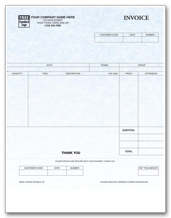 15520G Laser Invoice Parchment 8...