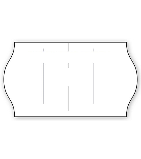 1571 METO 1 Line Pricing Labels Roll White 13/16 x 7/16"