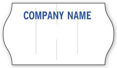 1571 METO 1 Line Pricing Labels Roll White 13/16 X 7/16"
