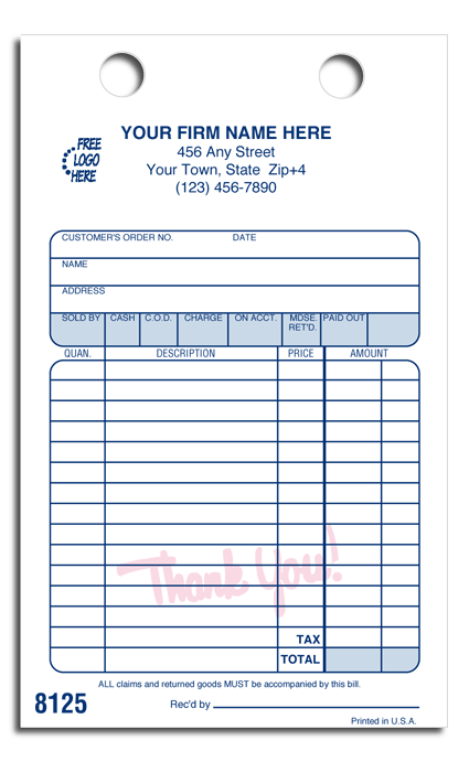 15816 Register Forms Fancy Cash...