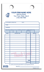 15816 Register Forms Fancy Cash & Charge 5 1/2 x 8 1/2"