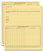 1621 Vet Animal Exam Records Without Account Record Card File 9 1/4 x 8"