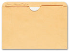1643 Straight Tab Card File Pocket Buff 4 1/2 x 6 1/8"