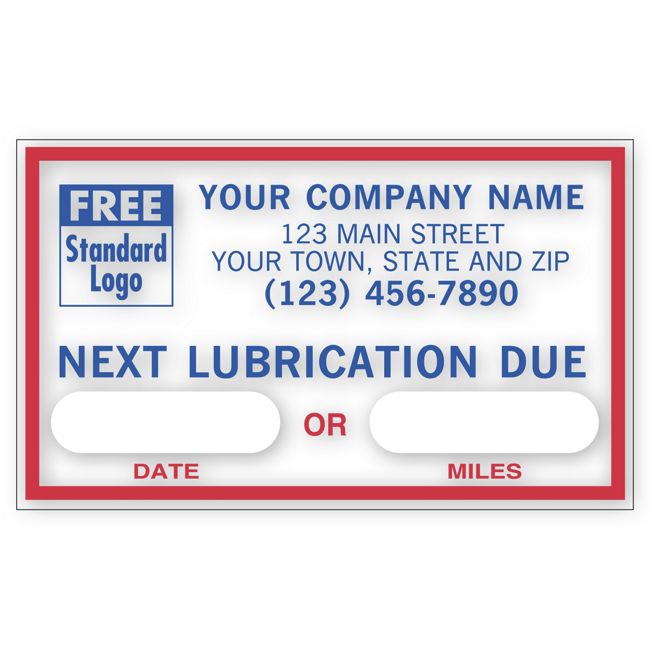1690B Next Lubrication Due Static...