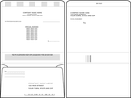 172-C Roundtrip Envelope 4 1/2 x 6 3/8"