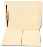 1753 End Tab Half Pocket Manila Folder 11 pt One Fastener 9 1/2 x 12 1/4"