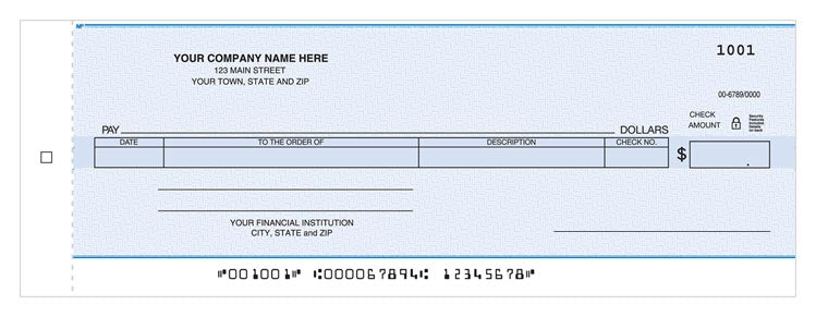 190CC-A Cash Disbursement Center Check...