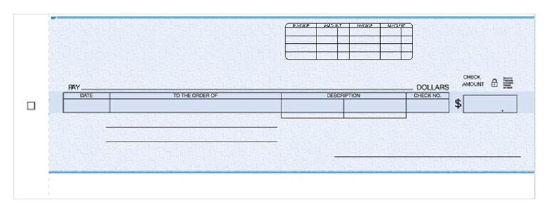 190CC-B Cash Disbursement Center Check...