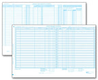 191NJ Computer Input Sales & Cash Receipts Journal 17 1/2 x 11"