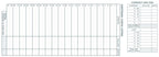 100058 Booked Deposit Tickets Extra Lines for Deposits 8 7/8 x 3 3/8"