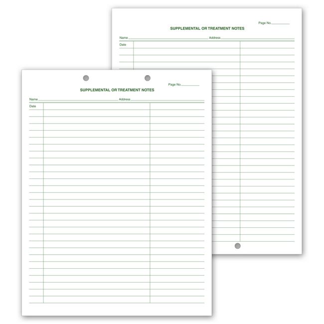 20001V Supplemental & Treatment Notes...
