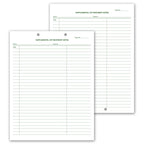20001V Supplemental & Treatment Notes Two Hole Punch 8 1/2 x 11"