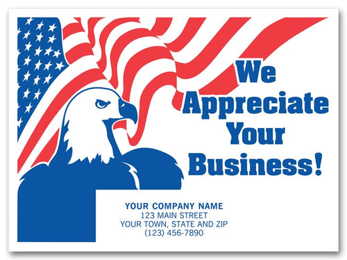 200115 Patriotic Auto Floor Mat 19 x 14"