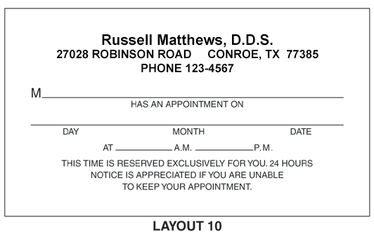 200-1 One Sided Appointment Business...