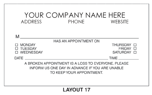 200-1 One Sided Appointment Business...