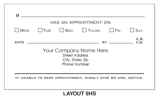 200-1 One Sided Appointment Business...