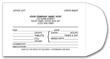 20162-D Drug Envelopes 2 1/4...